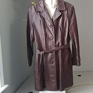 Vintage leather coat